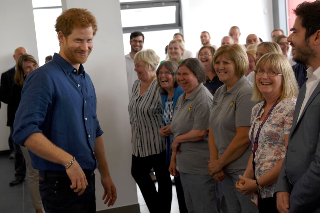 Prince Harry Visiting the Haribo Factory in Castleford 2017