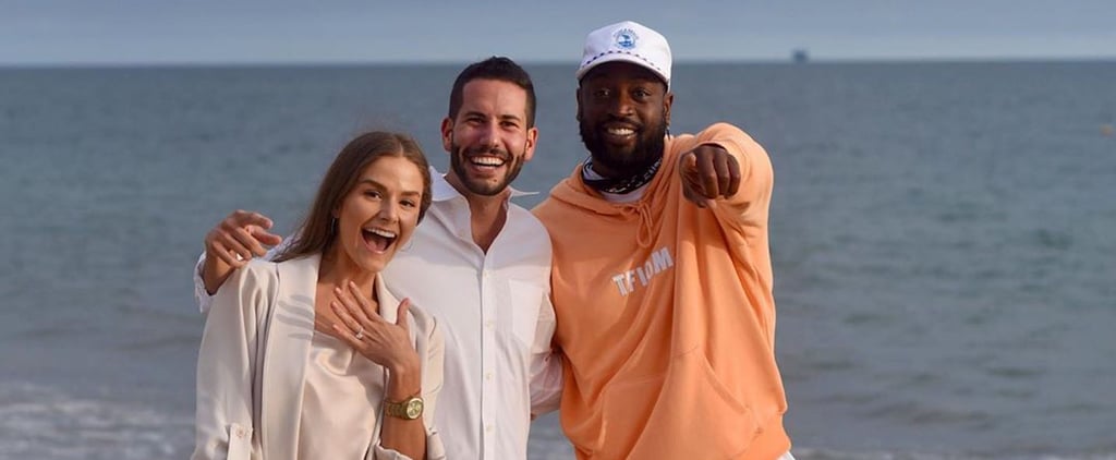 Dwyane Wade Crashes a Couple's Proposal in California