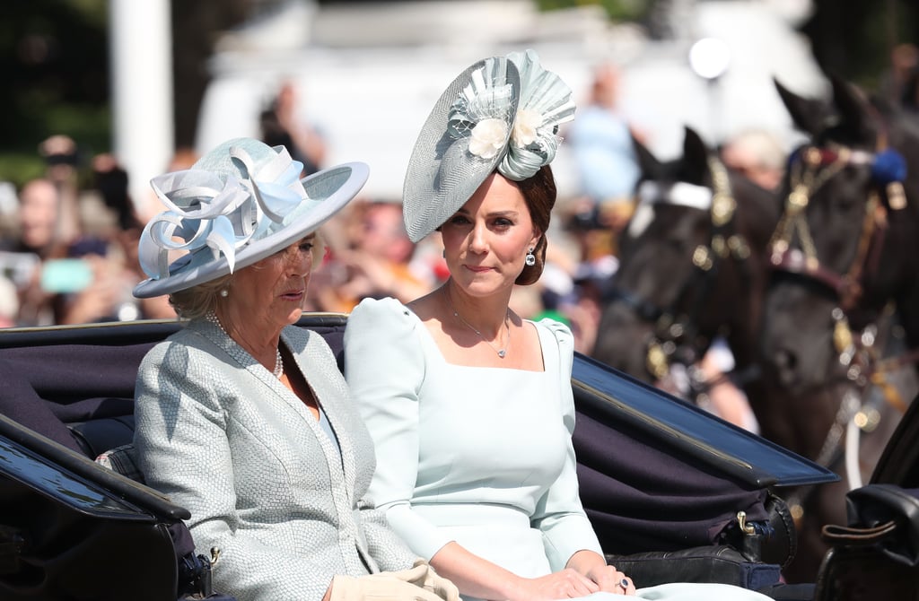 Camilla, Duchess of Cornwall, and Catherine, Duchess of Cambridge