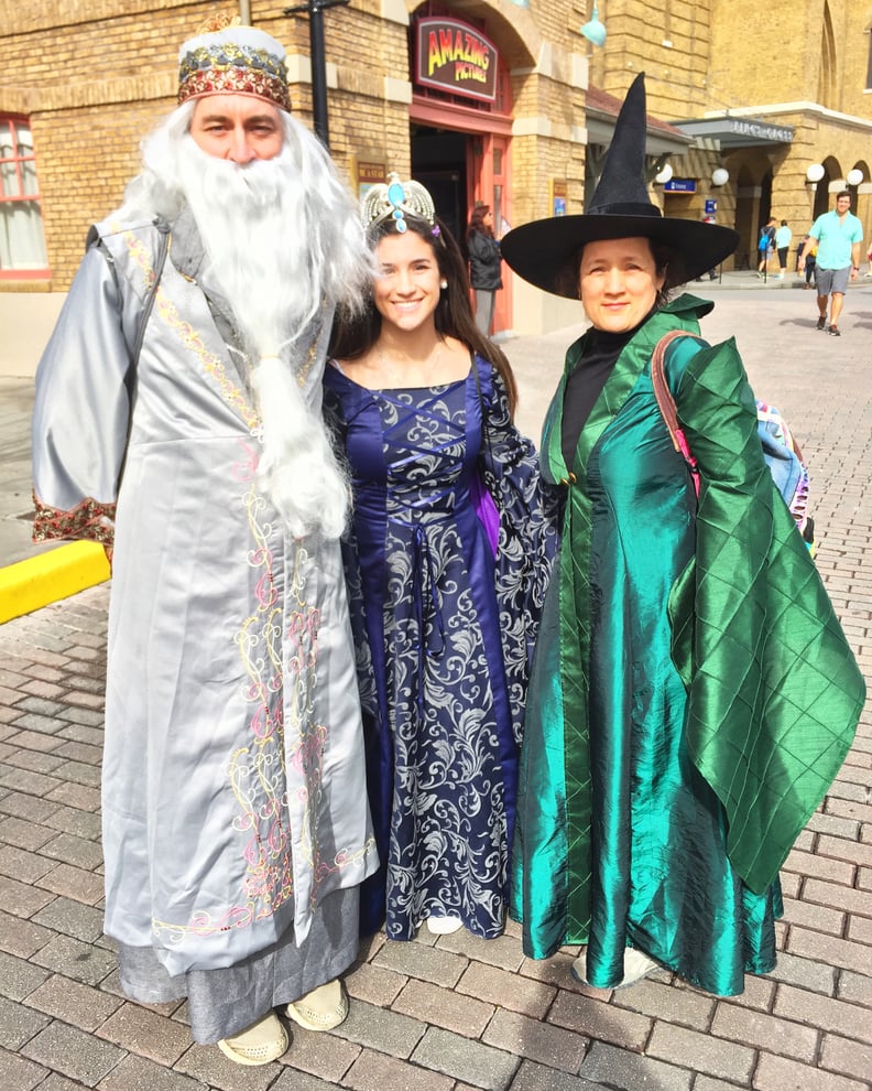 Dumbledore, Rowena Ravenclaw, and Professor McGonagall