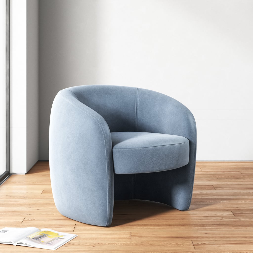 A Velvet Chair: AllModern Natalie Barrel Chair