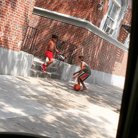 Boy Gives Basketball Sneakers to Barefoot Friend Video