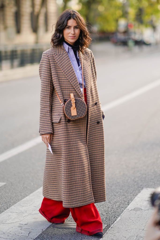 Statement Coat Street Style Trend POPSUGAR Fashion