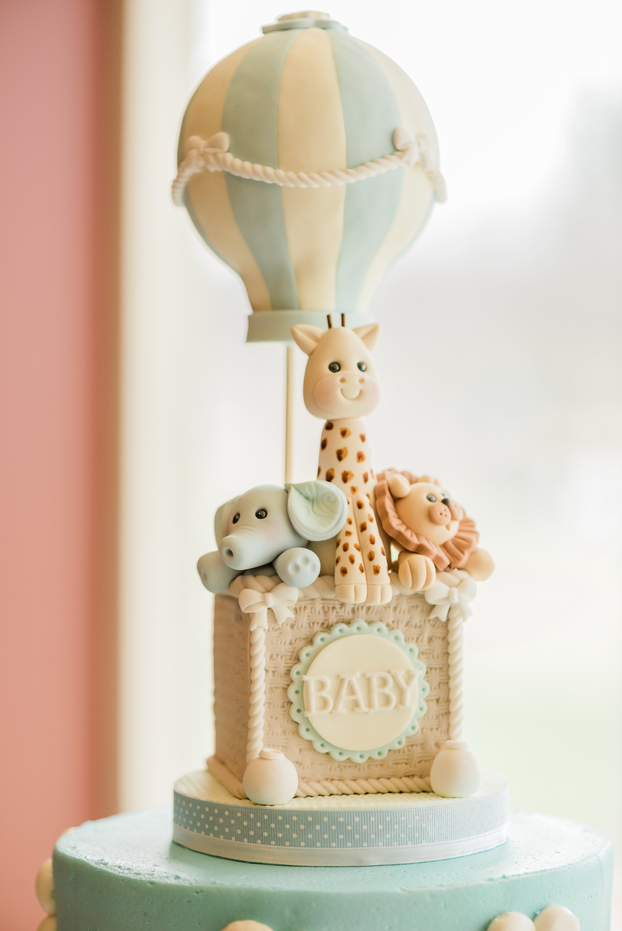 Hot air discount balloon shower