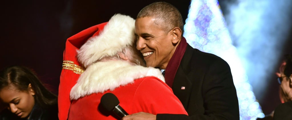 President Obama Last White House Tree Lighting Photos 2016