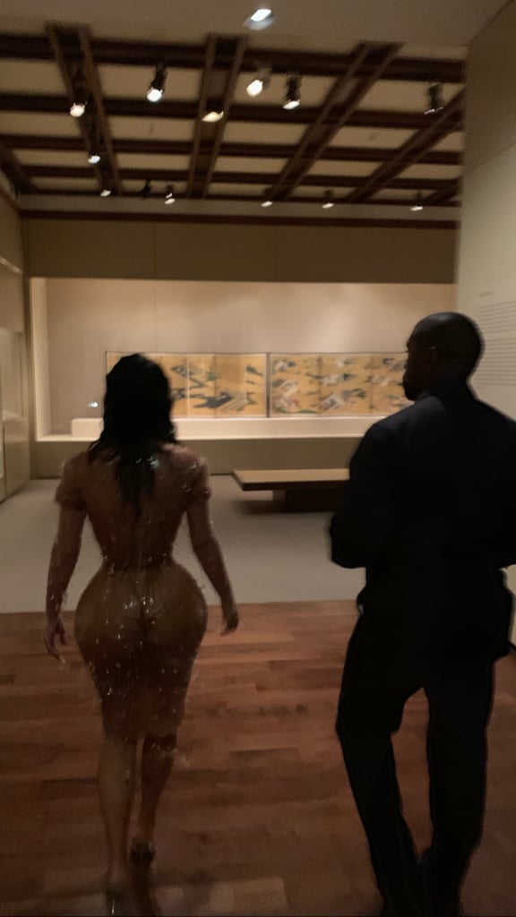 Kendall Jenner Followed Along Behind Kim Kardashian and Kanye West