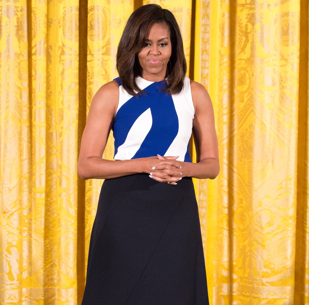 Michelle Obama's Narciso Rodriguez Top and Skirt June 2016