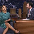 The Slit on Chrissy Teigen's Dress Cuts So Darn High, I'm Truly at a Loss For Words