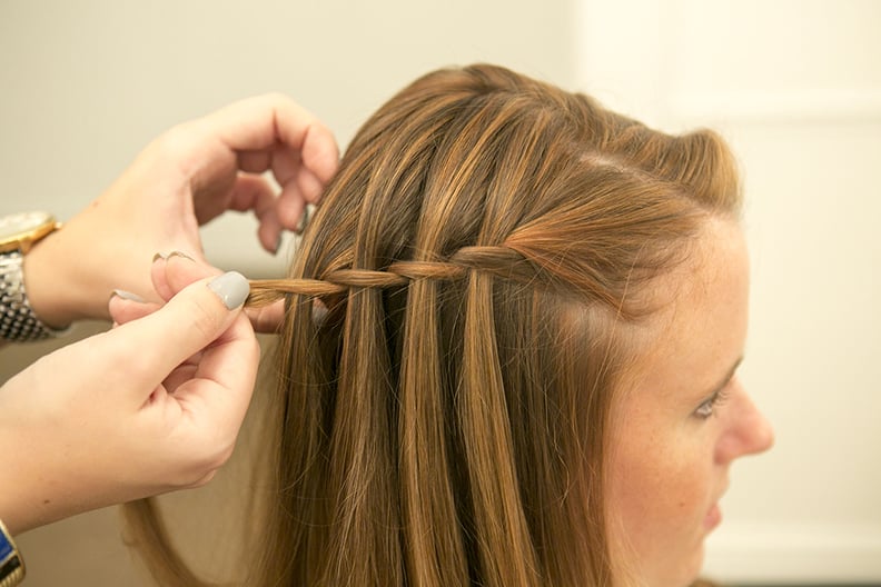 Waterfall Braid Tutorial: Step 7