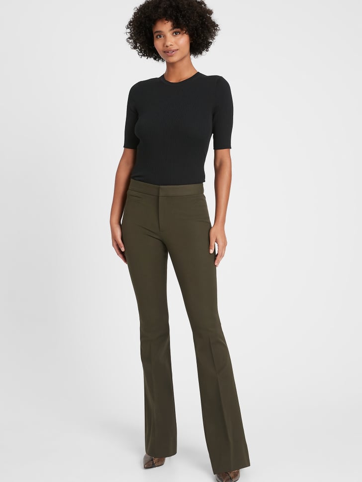 Banana Republic HighRise Flare Sloan Pant Best Women's Pants From