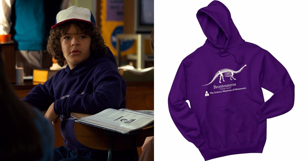 Dustin stranger things dinosaur deals hoodie