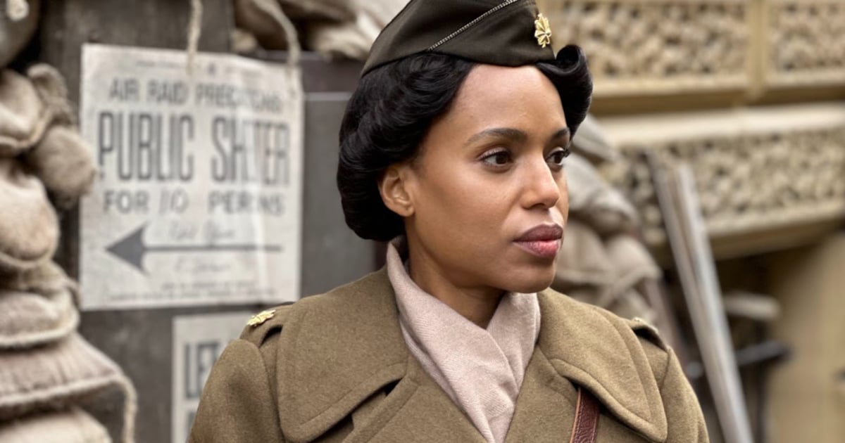 Your First Look at Tyler Perry and Kerry Washington’s World War II Movie, “Six Triple Eight”