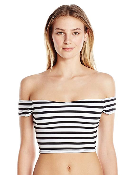 La Blanca Off-the-Shoulder Swim Top