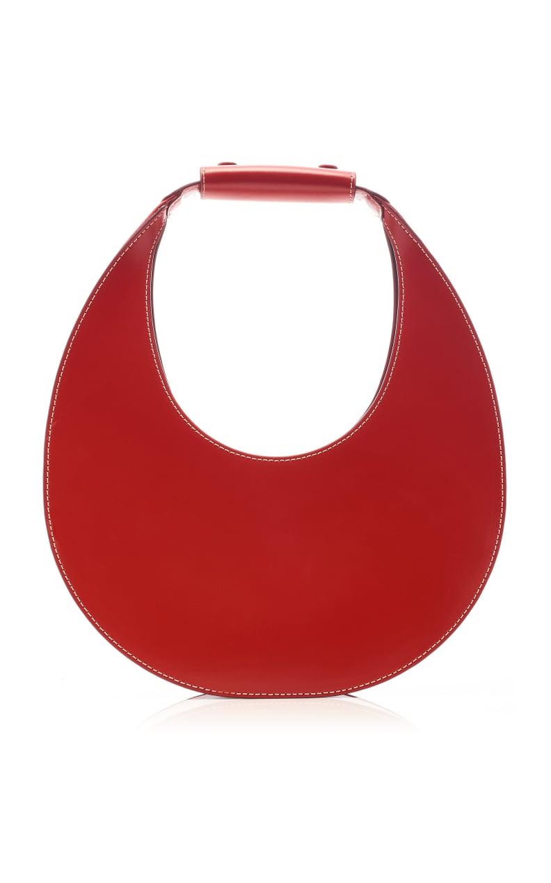 Staud Moon Leather Shoulder Bag