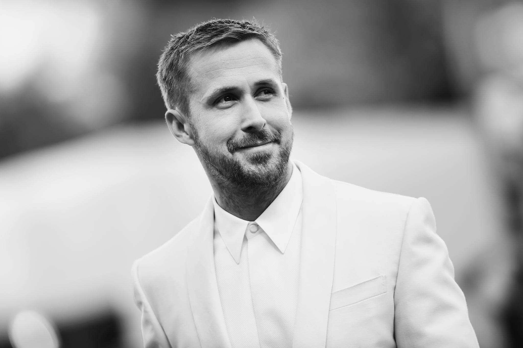 ryan gosling black suit