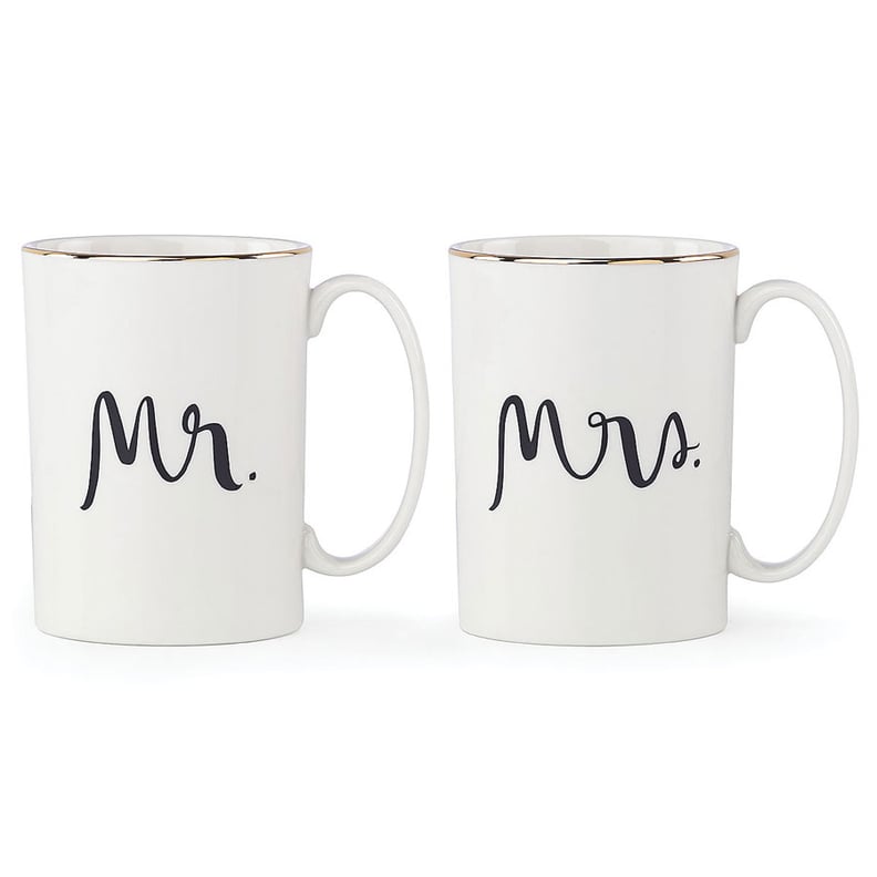 Kate Spade Mr & Mrs Mug Set