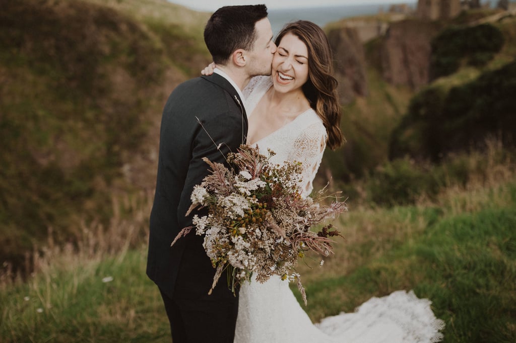 Elopement Shoot at Dunnottar Castle in Scotland