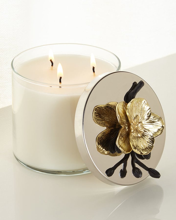 Gold Orchid Candle