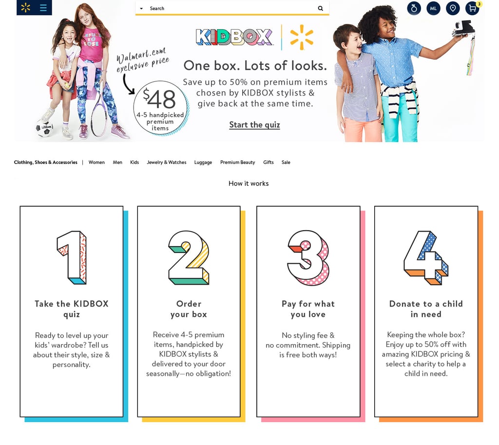 After filling out your survey, order your child's curated box.