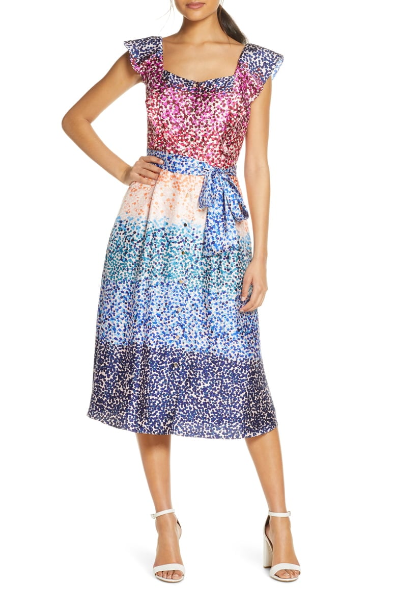 Julia Jordan French Twill Midi Dress 