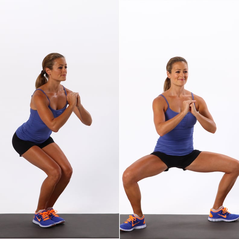 Narrow Squat to Wide Squat