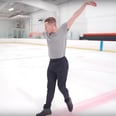 Watch Adam Rippon Figure Skate to Ben Platt's Version of "River" From The Politician