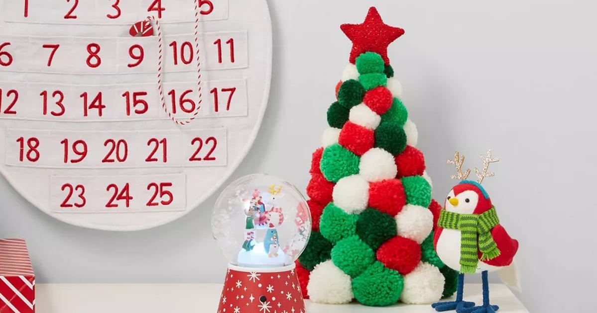 Target Debuts Colorful Pom-Pom Christmas Trees and Wreaths | PS Home