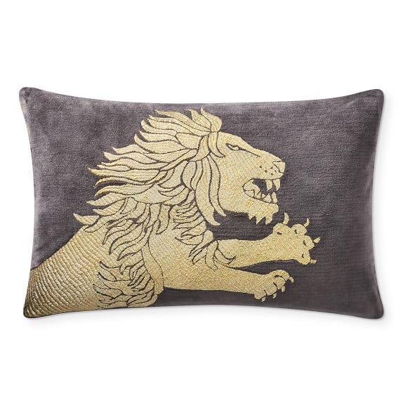 Get the Look: Feroce Leone Zardozi Lumbar Pillow Cover