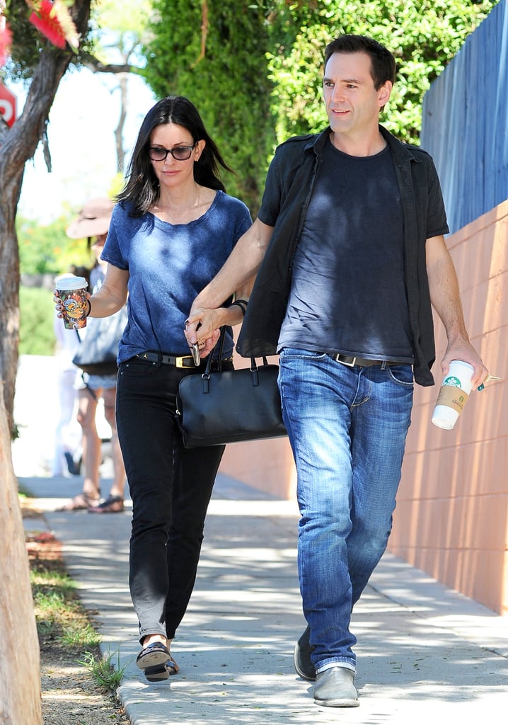Cute pair Courteney Cox and Johnny McDaid grabbed coffee in LA on Friday.