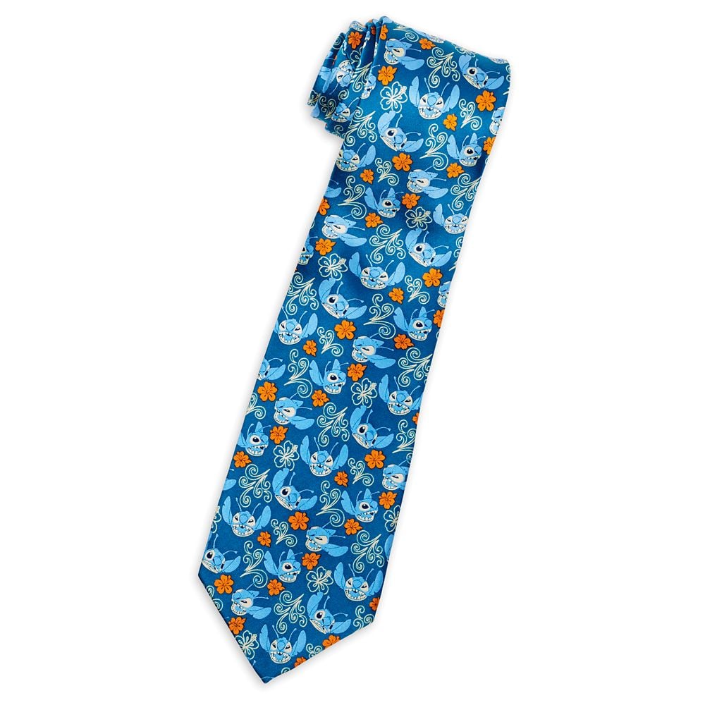 Stitch Silk Tie For Adults