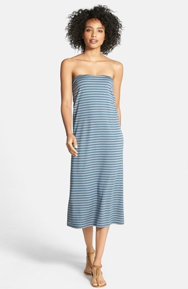 Calson Striped Convertible Maxi Skirt