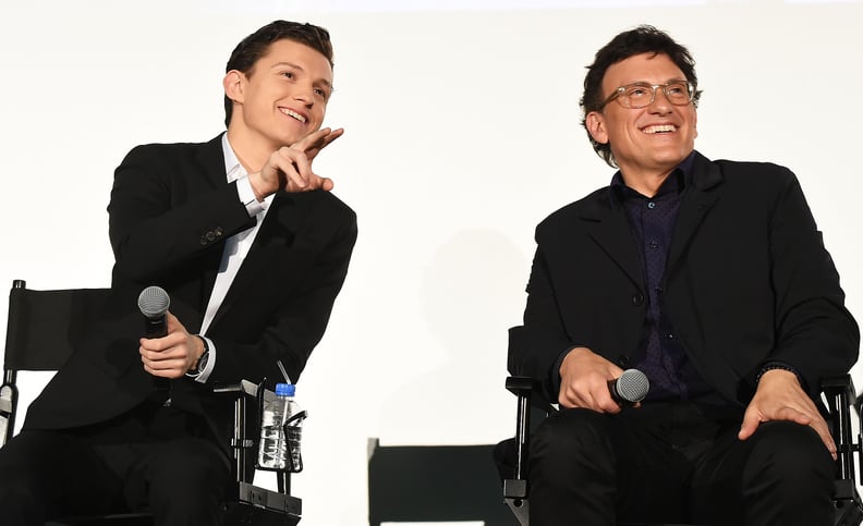 When he shared a candid moment with director Anthony Russo . . .