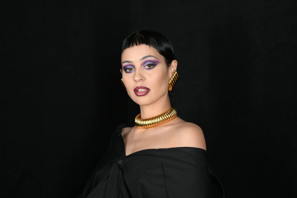 See Alexa Demie's Vampiric Eyeshadow at Paris Fashion Week