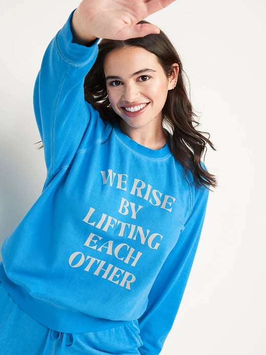 Old Navy LongSleeve Vintage Graphic Easy Sweatshirt Best Matching