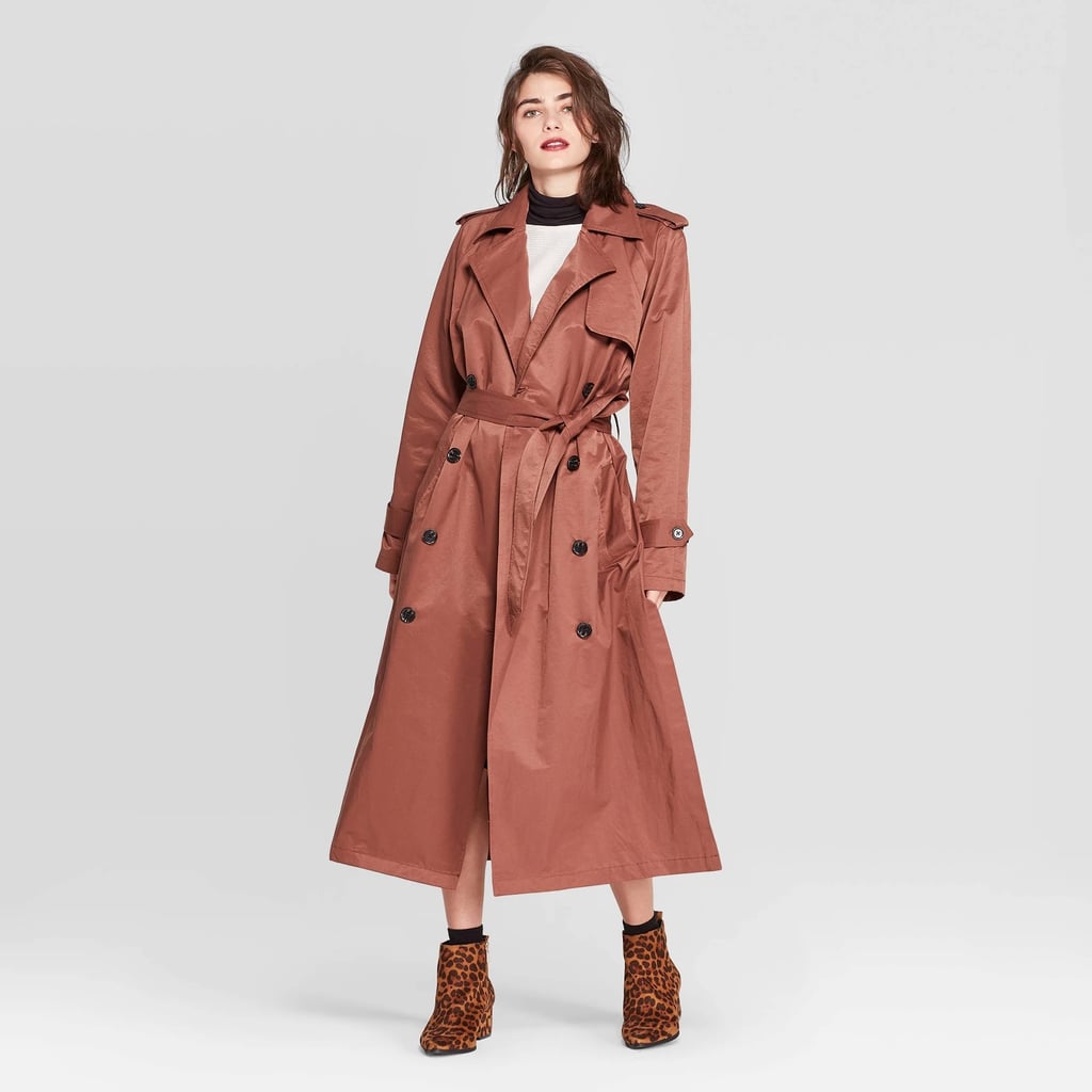 A New Day Long Sleeve Banded Cuff Trench Coat