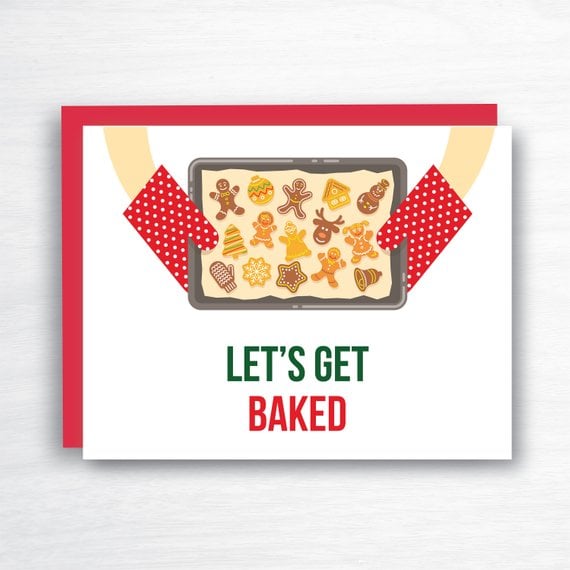 "Let's Get Baked" Christmas Card