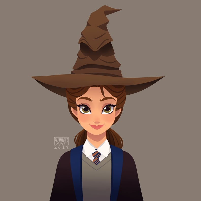 Belle From Beauty and the Beast as a Ravenclaw