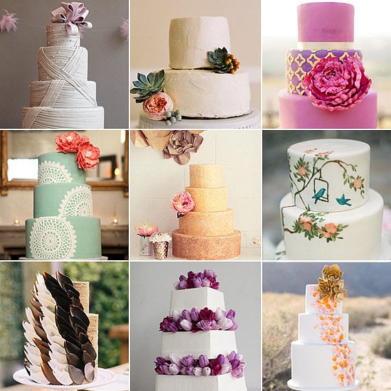 With so many wedding cake options available, where do you even start? It's totally normal to feel overwhelmed, which is why POPSUGAR Food has done the work and rounded up the most beautiful, stunning cakes in existence. You'll find something for every taste, from supertraditional to ultramodern and everything in between.