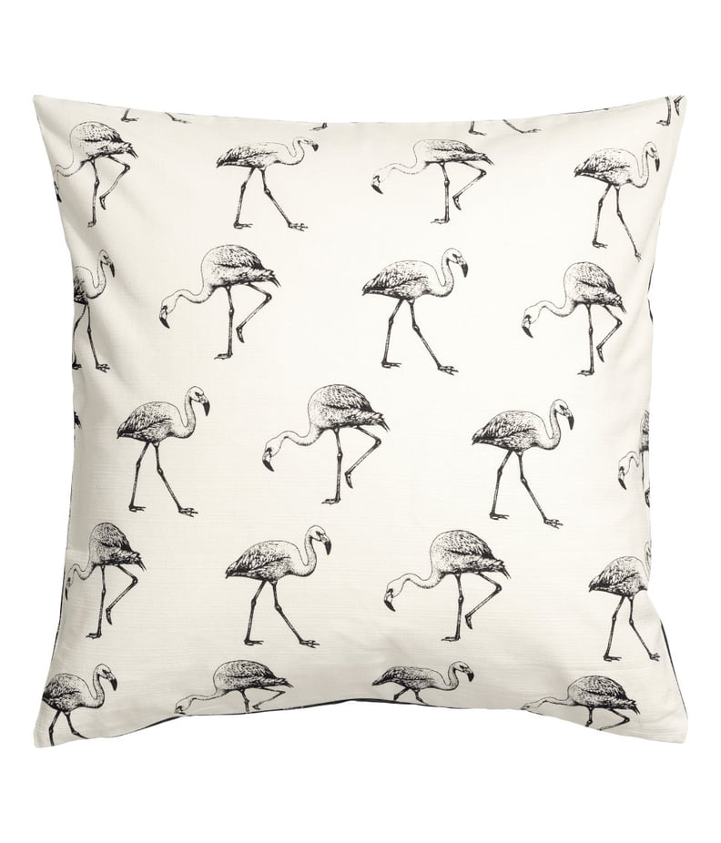 H&M Flamingo-Print Cushion Cover