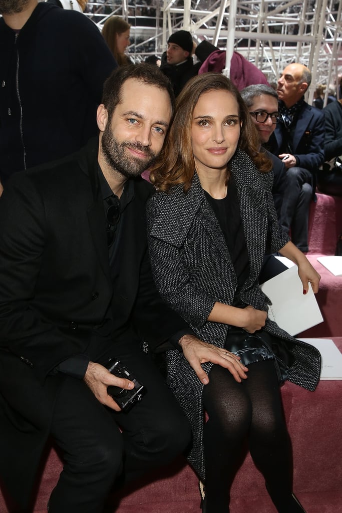 Natalie Portman brought along a special date — her husband, Benjamin Millepied — to the Christian Dior show during Paris Fashion Week on Monday.