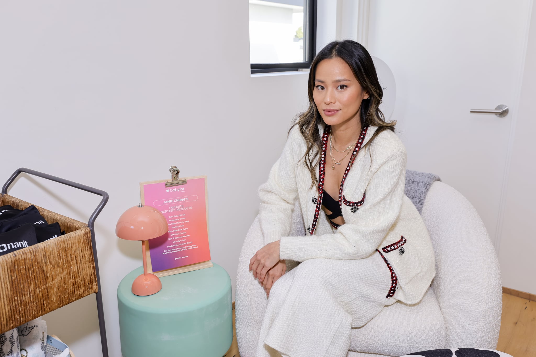 LOS ANGELES, CALIFORNIA - JANUARY 14: Jamie Chung attends Babylist Cribs on January 14, 2022 in Los Angeles, California. (Photo by Matt Winkelmeyer/Getty Images for Babylist)