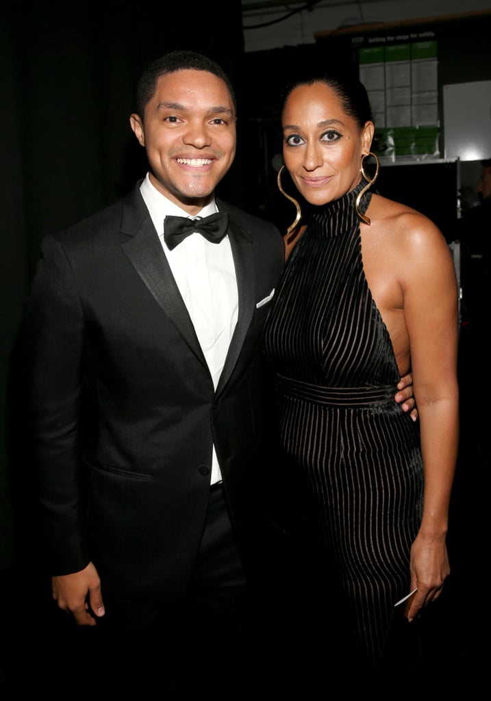Pictured: Tracee Ellis Ross and Trevor Noah