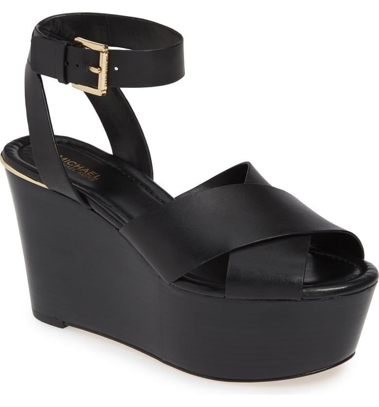 Michael Kors Abbott Platform Wedge Sandals