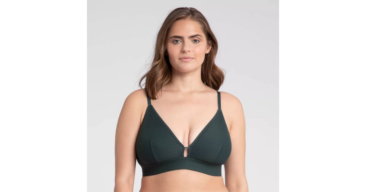 All.You. LIVELY Busty Stripe Mesh Bralette