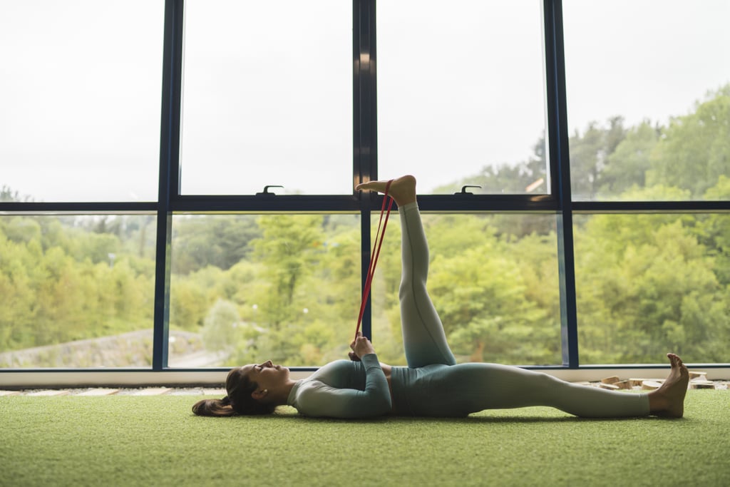 Supine Stretch With Resistance Band