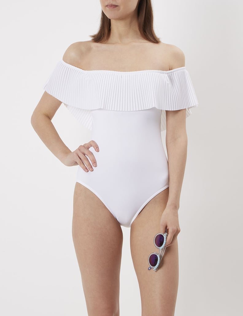 Karla Colletto Josephine Off-the-Shoulder Swimsuit