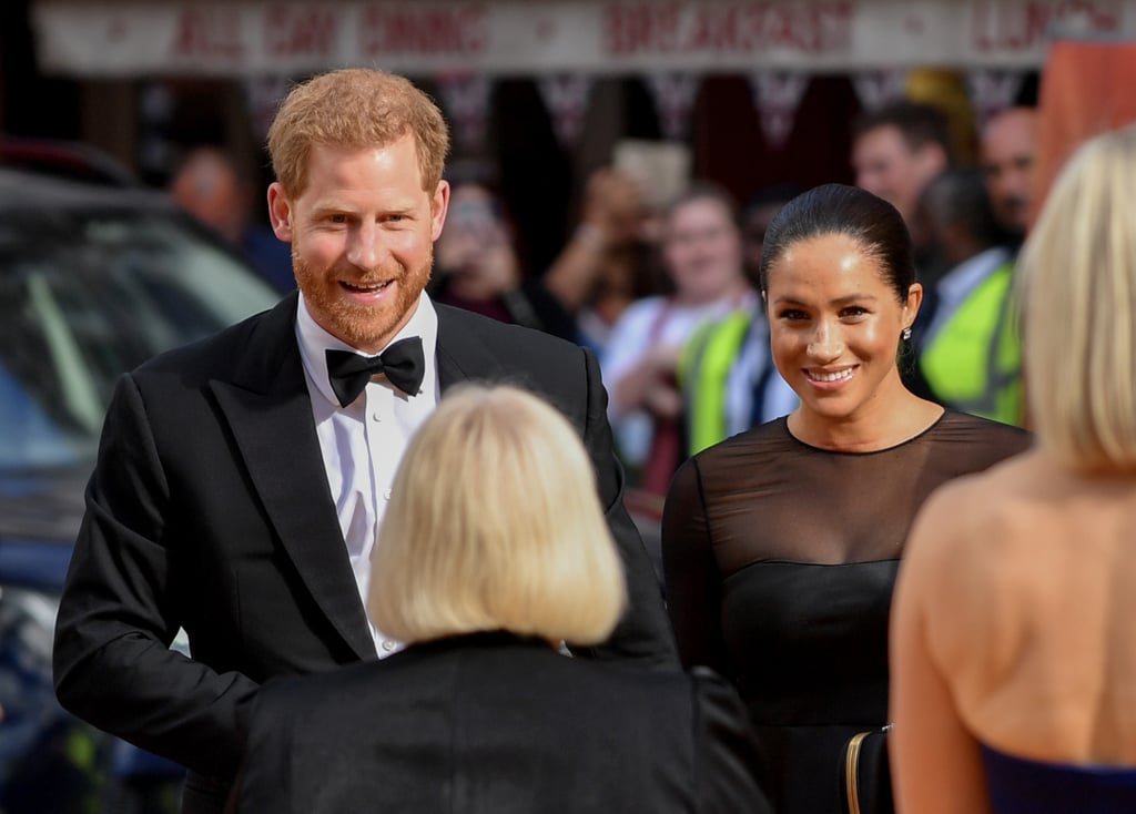 Meghan Markle Prince Harry Lion King Premiere Pictures 2019