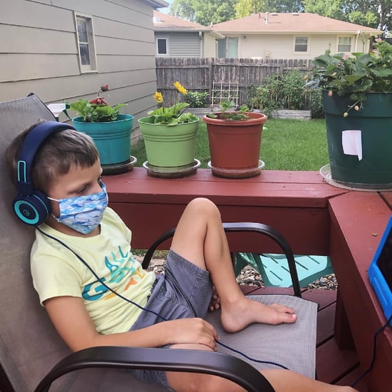 Dad's Hack For Getting Kids to Practice Wearing Face Masks