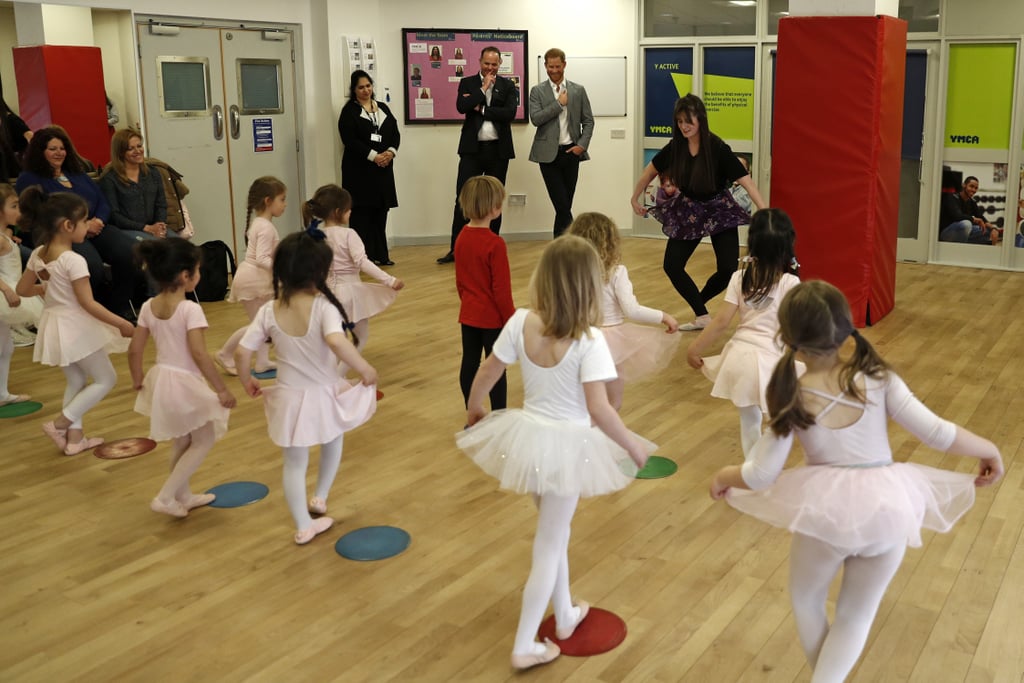 Prince Harry Visits Ballet Class South Ealing April 2019