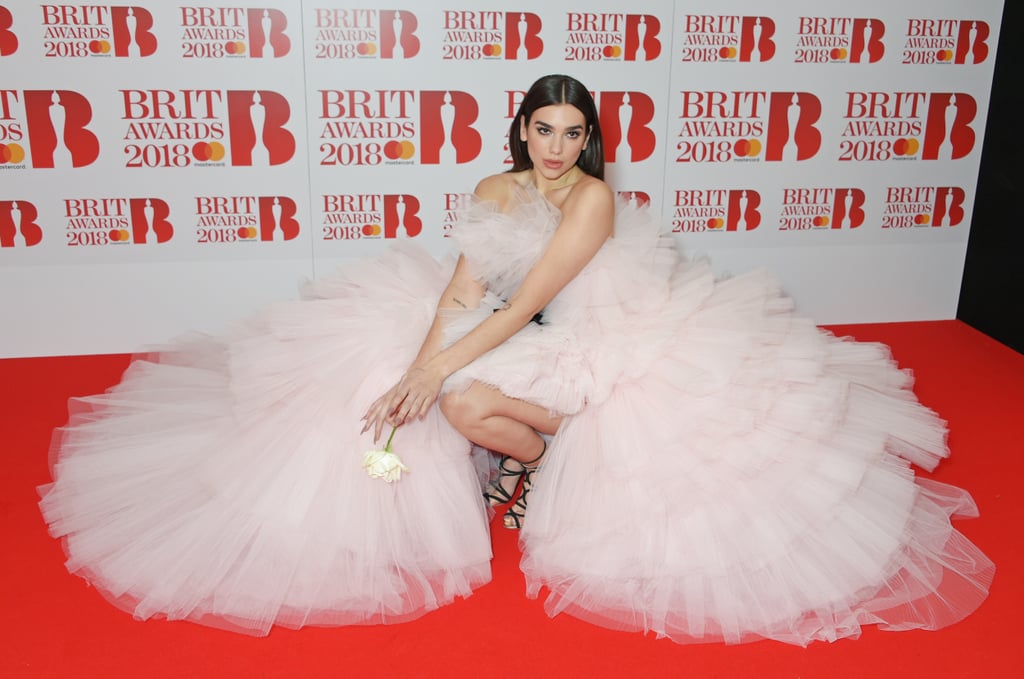 Dua Lipa in Giambattista Valli at the Brit Awards 2018